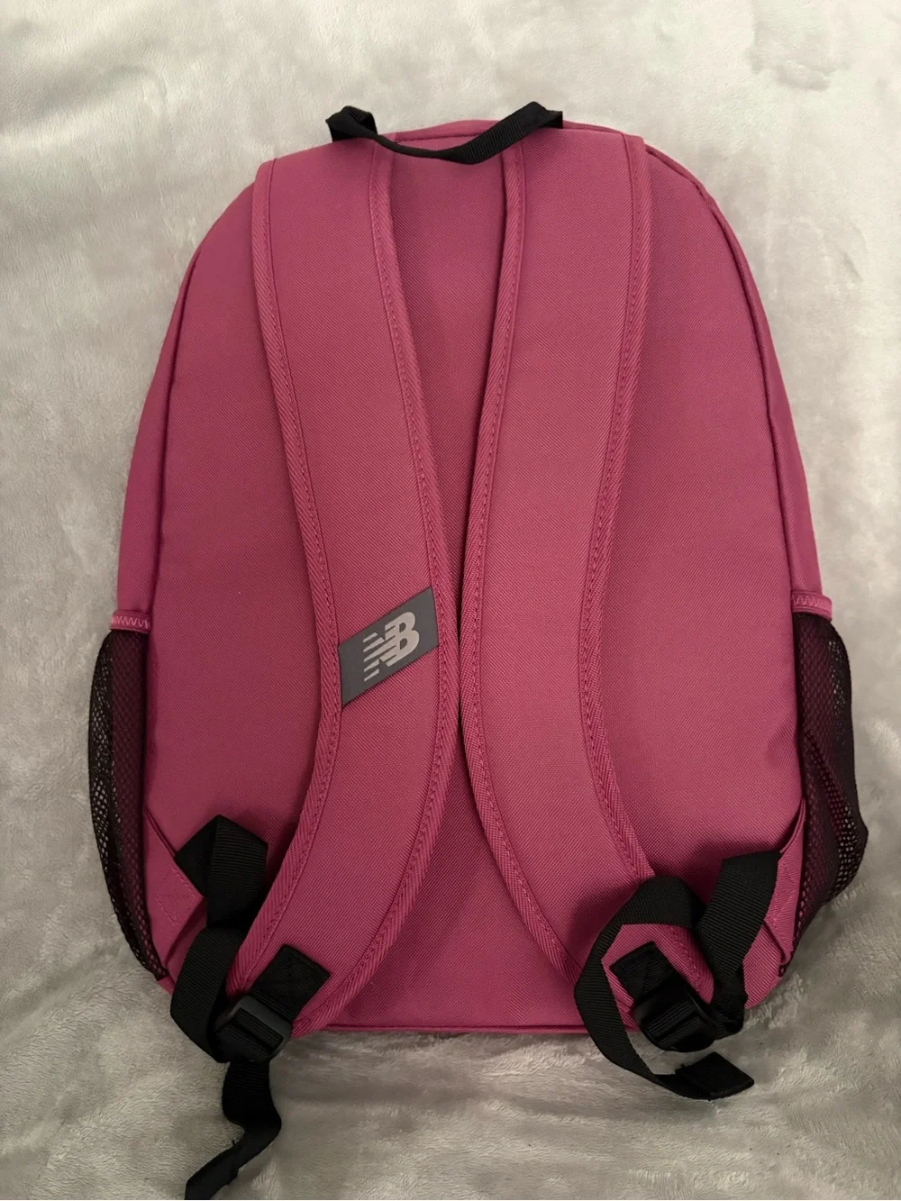 New Balance Women's Magenta Backpack with Silver Logo New with Tags